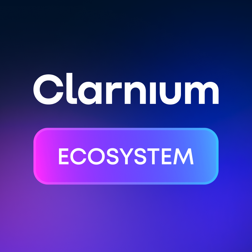 Clarnium Ecosystem – vertical, for dark bg